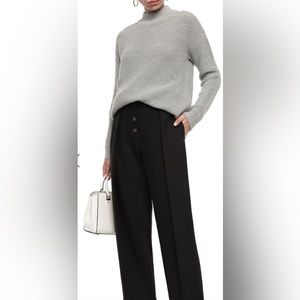 Michael Kors sweater Crystal Embellished ribbed knit sweater Powder Blue XL